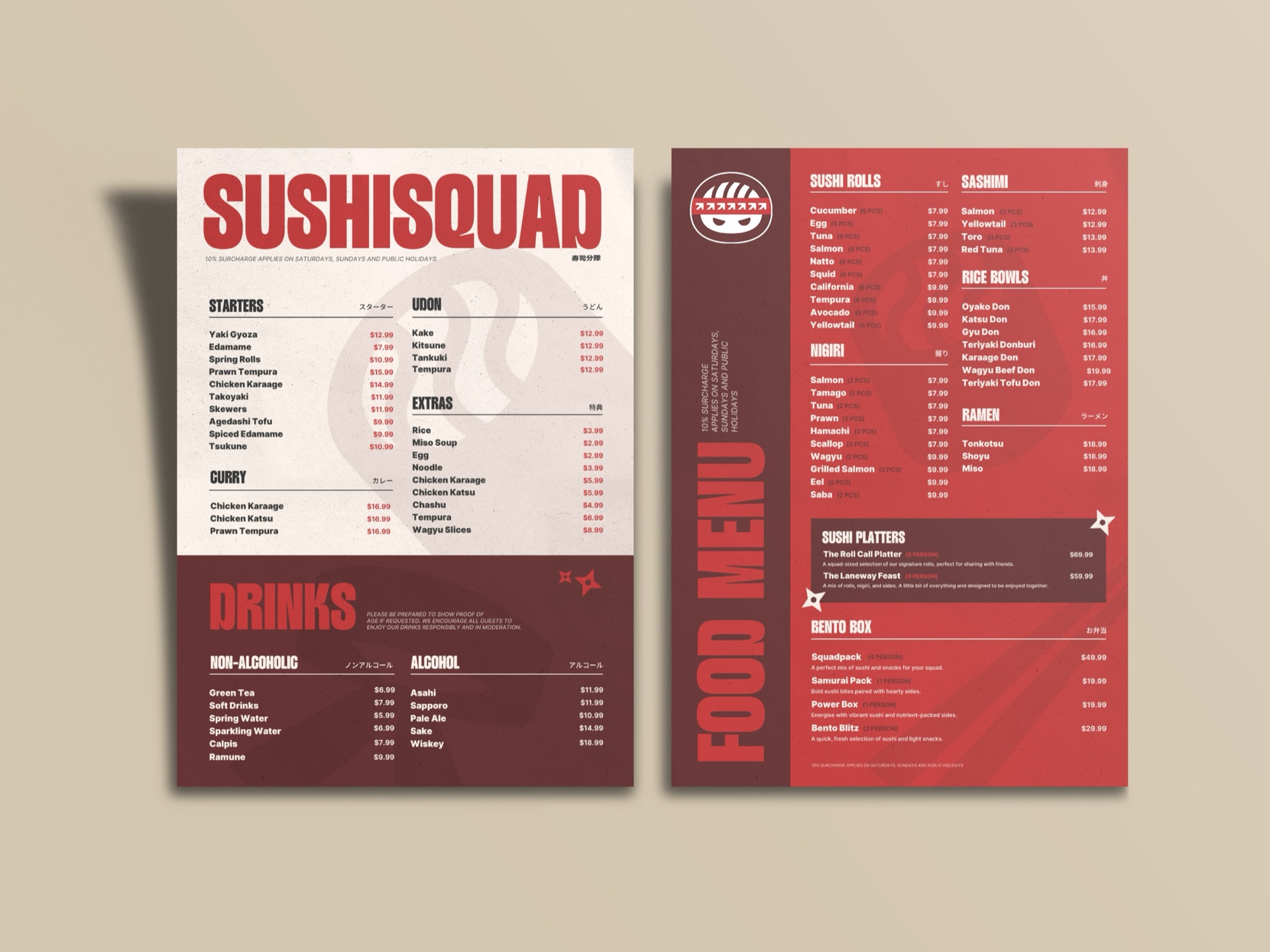 Menu Design